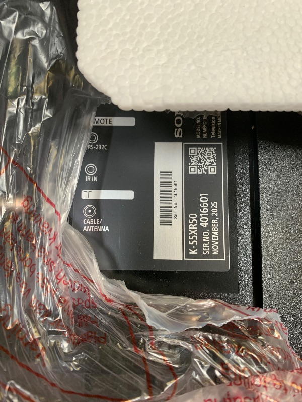 Photo 1 of Sony BRAVIA 5 55 Inch TV, Mini LED, 4K Smart Google TV, XR Processor with AI Technology,120hz Television with Dolby Vision/Atmos, Exclusive Features for PlayStation®5, K-55XR50