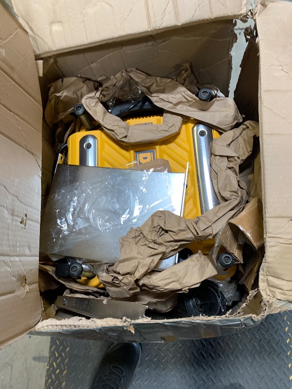 Photo 1 of DEWALT Thickness Planer, 13-inch Wood Planer, Three Knife Two Speed, 15 Amp, 20,000 RPM Motor (DW735X)