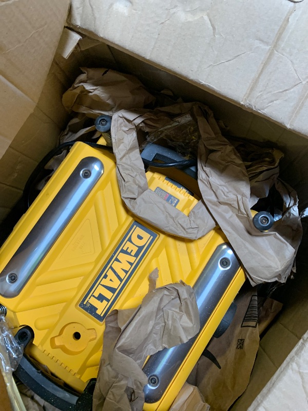 Photo 1 of DEWALT Thickness Planer, 13-inch Wood Planer, Three Knife Two Speed, 15 Amp, 20,000 RPM Motor (DW735X)
