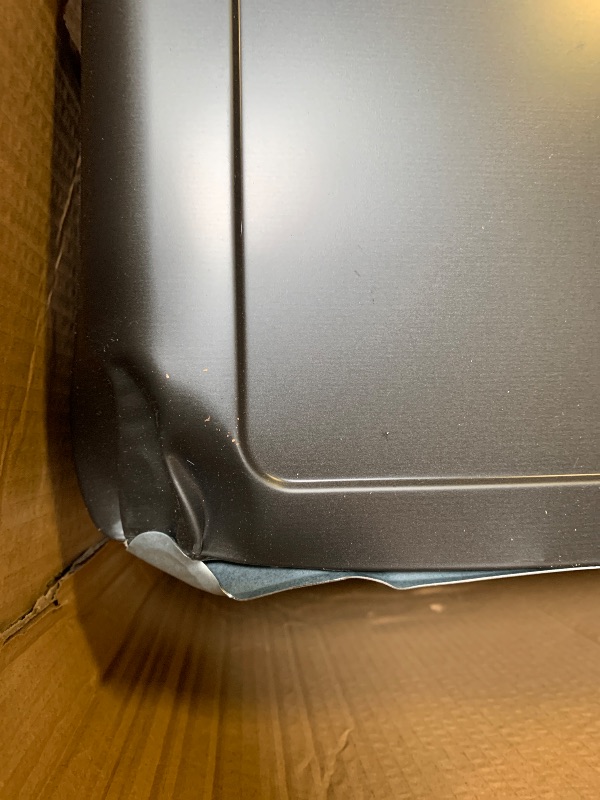 Photo 1 of GE Profile™ Smart Indoor Pellet Smoker, with Active Smoke Filtration, 5 Smoke Control Settings, WiFi Connected, Electric, Countertop BBQ Appliance, Black (dented in the corner)