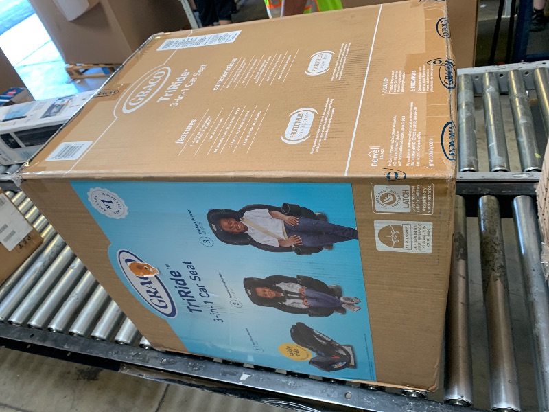 Photo 1 of Graco® TriRide 3-in-1 Reclining Car Seat, Clybourne - Rear & Forward Facing Car Seat, Highback Booster, Adjustable Headrest