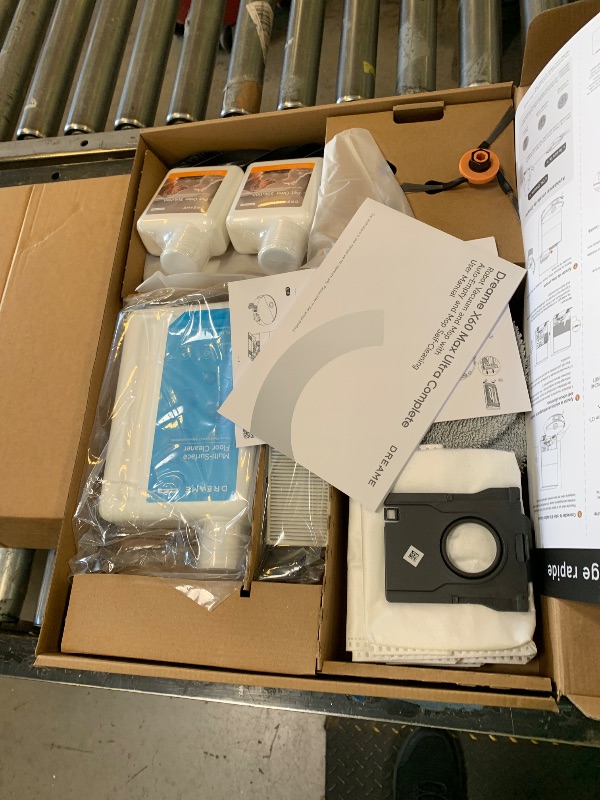 Photo 1 of DREAME X60 Max Ultra Complete Robot Vacuum and Mop, Upgraded from X50 Series, 3.13in (7.95cm) Ultra-Thin Design, 35,000Pa Suction, Self Emptying&Refilling, Mop Self-Cleaning, 280+ Obstacle Avoidance