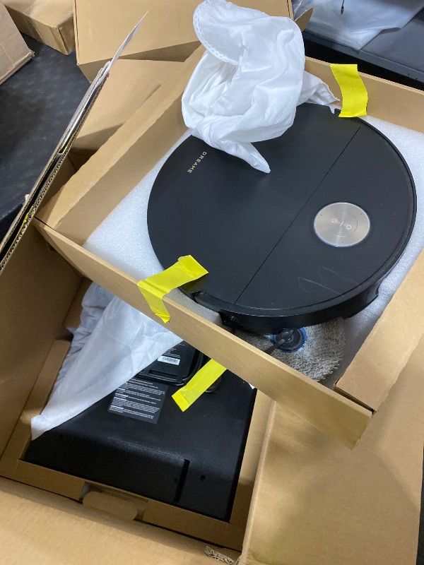 Photo 1 of DREAME X60 Max Ultra Complete Robot Vacuum and Mop, Upgraded from X50 Series, 3.13in (7.95cm) Ultra-Thin Design, 35,000Pa Suction, Self Emptying&Refilling, Mop Self-Cleaning, 280+ Obstacle Avoidance