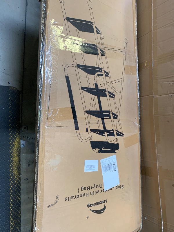 Photo 1 of 5 Step Ladder with Handrails (Include Tool Tray+Bag) 330lbs Capacity
