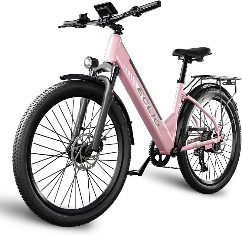 Photo 1 of Electric Bike for Adults, 750W Peak Motor, 50 Miles Adult Electric Bicycles, 26" Commuter E Bikes with 48V Removable Battery, Step-Thru Ebike, 7-Speed & Front Suspension, UL 2849 Certified