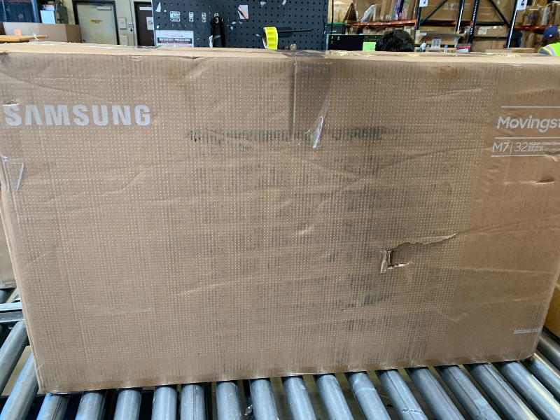 Photo 1 of Samsung The Movingstyle Essential 32" 4K UHD Smart Monitor with Adjustable Rolling Stand, Smart TV Apps, Built-in Speakers, White Design, Gaming Hub, AI Picture Optimizer, SmartThings, F-LS32FM70-MSR8RSYZ4XF
