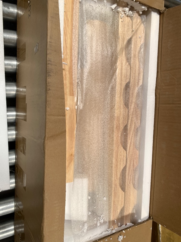 Photo 1 of wood bed frame