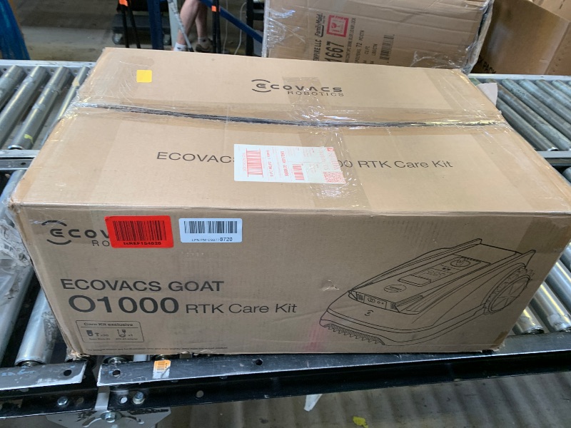 Photo 1 of ECOVACS Goat O1000 LiDAR PRO Robot Lawn Mower, Wire-Free Mapping with LiDAR Navigation, AI Obstacle Avoidance, Smart Edge Mowing, App Control, for Lawns Up to 1/4 Acre