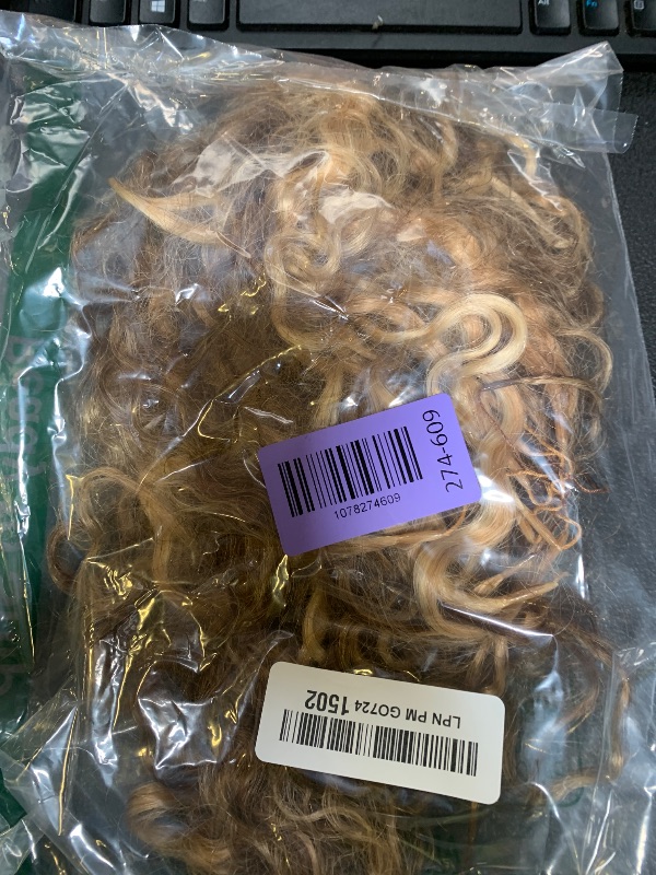 View 2 of Burmese Curly Feather Crochet Hair, Miracle Knots Hair Water Wave #4P27 Ombre Honey Blonde Piano Color Hair Bundles for Black Women Pre-Separated Invisible Knotless Feathered Crochet Hair 20in 100G