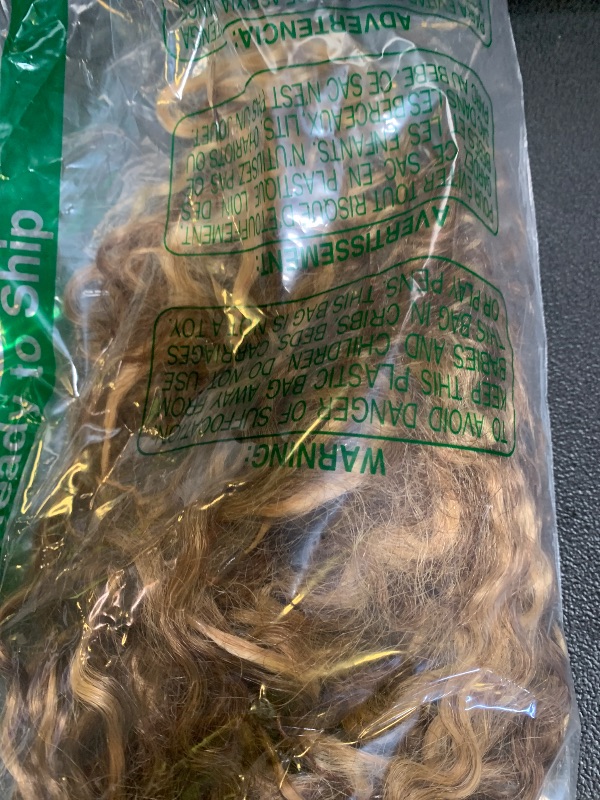 View 3 of Burmese Curly Feather Crochet Hair, Miracle Knots Hair Water Wave #4P27 Ombre Honey Blonde Piano Color Hair Bundles for Black Women Pre-Separated Invisible Knotless Feathered Crochet Hair 20in 100G
