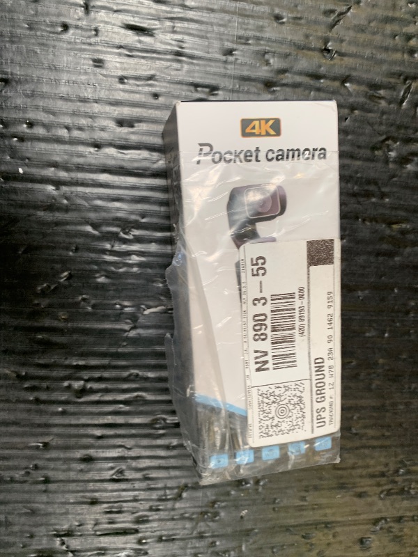 Photo 1 of 4K Pocket Camera for Vlogging,75MP Vlogging Camera with 330° Rotating Lens