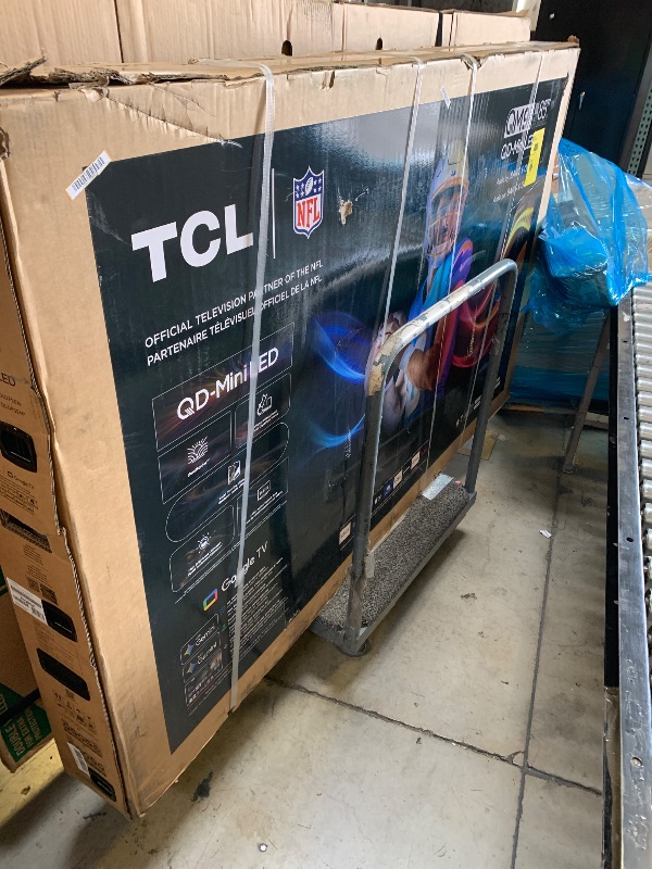 Photo 1 of TCL 85 Inch Class QM9K Series | Mini LED QLED 4K | 85QM9K, Latest Model | 144HZ Peak Brightness & Contrast Dolby Vision | Up to LD6K Precise Dimming | AI Smart Google TV | Dolby Atmos Bang & Olufsen (factory sealed)