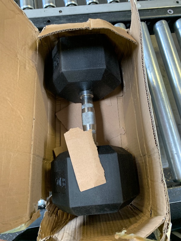 Photo 1 of (2 pack) CAP Barbell, 50lb Coated Hex Dumbbell, Single

