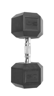 Photo 1 of (2 pack) CAP Barbell, 50lb Coated Hex Dumbbell, Single
