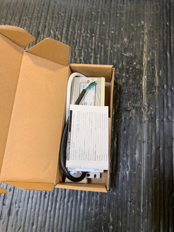 Photo 1 of Armacost Lighting 851000 100 Watt LED Power Supply, Silver