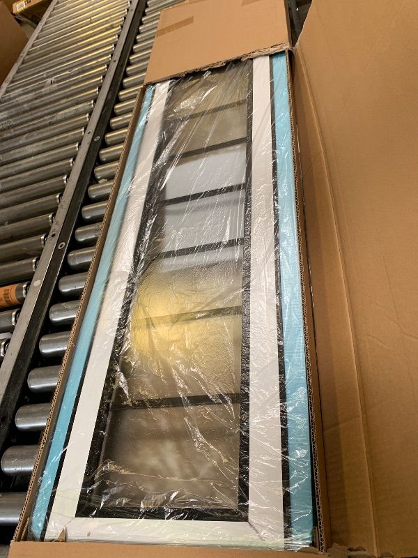 Photo 1 of BOBIBAN Vinyl Transom Window 12" X 60", Fixed Double Pane Glass Windows