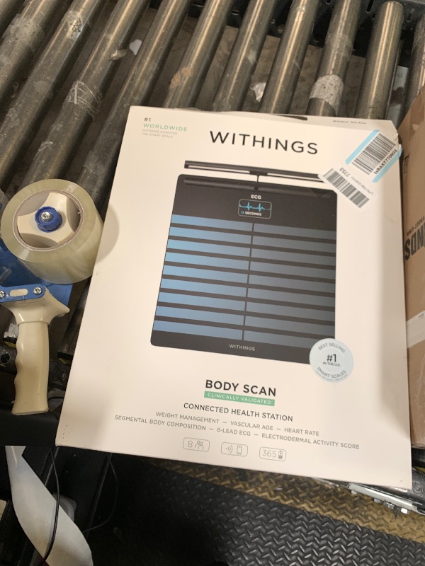 Photo 1 of WITHINGS Body Scan - Connected WiFi Scale to Improve Your Health, BIA Personal Scale, Body Composition Analysis, Body Fat, Muscle Mass, Water Percentage