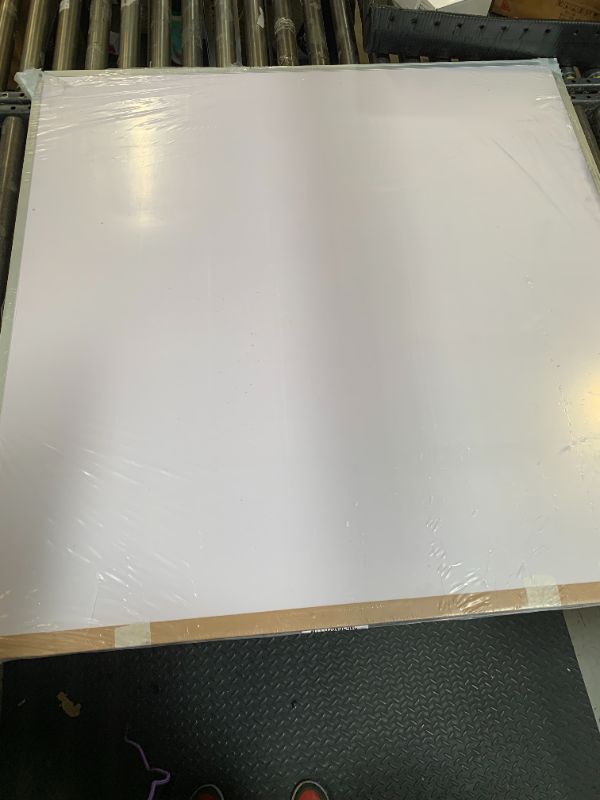 Photo 1 of VIZ-PRO Magnetic Dry Erase Board, 96 X 48 Inches, Foldable Wall-Mounted Whiteboard with Silver Aluminum Frame & Marker Tray for School Office and Home 8' X 4'