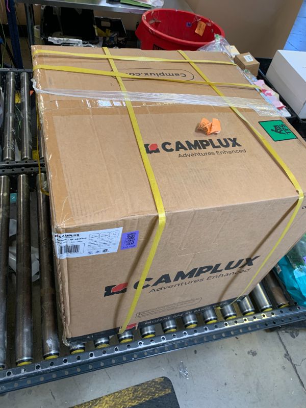 Photo 1 of CAMPLUX Classic RV Stove Propane Range 21 Inches, Propane Oven with 3 Burners Cooktop for RV, RV Oven Stove Combo 28,100 BTU/Hr, Stainless Steel RGS21MSF