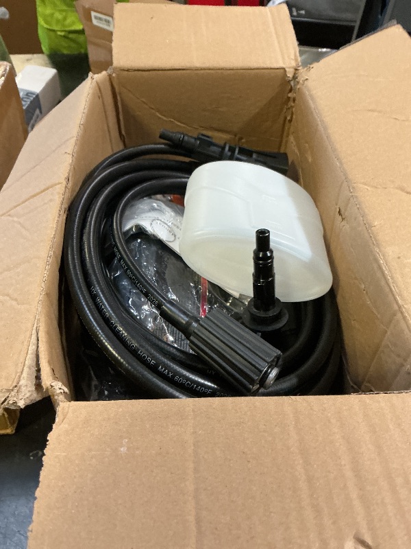 Photo 1 of QIOMALA 4800PSI PowerWasher with 4 Quick Connect Nozzles, Foam Cannon for Car, Lane, Patio Cleaning