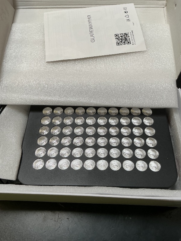 Photo 1 of Red Light Therapy Panel, Near Infrared Light Therapy Device with 120 LEDs (60pcs 660nm and 60pcs NIR 850nm), High Power for Body, Face at Home, Black
