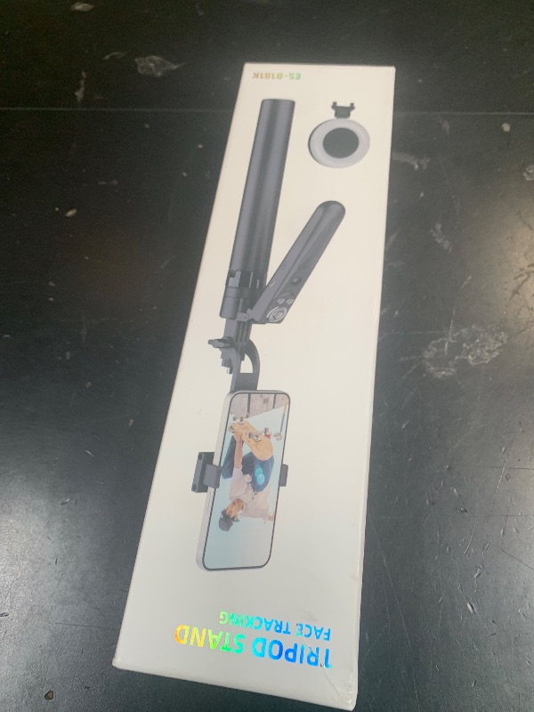 Photo 1 of Euoto Auto Face Tracking Selfie Stick Tripod for iPhone with Light 360 Rotation that Follows Your Movement 70.9" Camera Tripod Stand with Remote for Content Creator Vlog Live Stream Video Recording