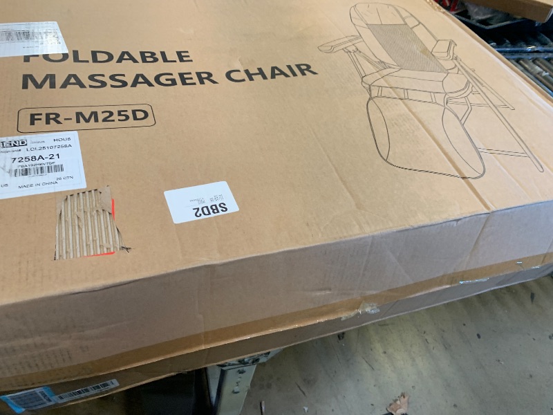 View 3 of Folding Massager Chair, Heated Shiatsu Neck Back, Vibration Seat & Legrest