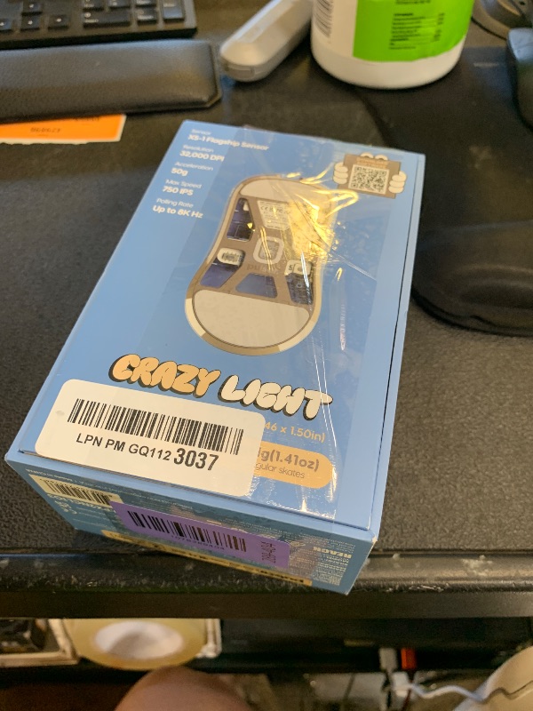 Photo 1 of Pulsar Gaming Gears X2N Crazylight Wireless Gaming Mouse, Ultra Lightweight 1.34 oz (38g), Optical Switch, 32000 DPI, 750 IPS, XS-1 Sensor, 8k Compatible (Mini, Wildscape Ocean)