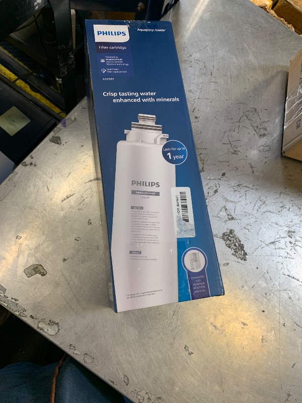 Photo 1 of PHILIPS RO Water Filter ADD583, 6-in-1 Reverse Osmosis Water Filter with Aquaporin Technology, for PHILIPS ADD6928DG/37 & ADD6926WH/37 Countertop Water Dispenser, NSF/ANSI Certified, 1 Year Lifetime