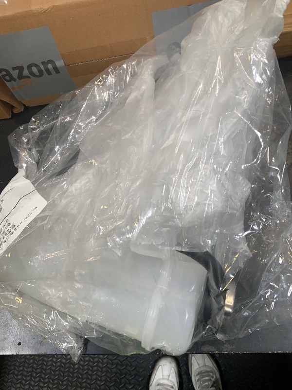 Photo 1 of Coolant Overflow Reservoir Tank with Cap - Direct Replacement Compatible with 2011-2021 Chrysler 300, Dodge Challenger & Charger 3.6L 5.7L 6.4L | Replaces OEM# 55111260AB 55111260AF 603-380