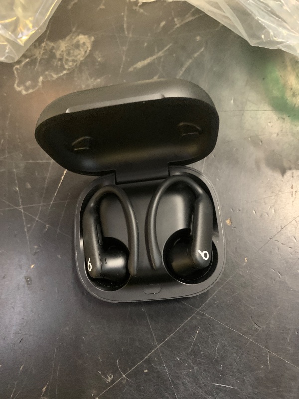Photo 1 of Beats Powerbeats Pro 2 - Wireless Noise Cancelling Workout Earbuds with Secure- Fit Earhooks, Up to 45-Hour Battery with Charging Case, Sweat & Water Resistant, Heart Rate Monitoring - Jet Black