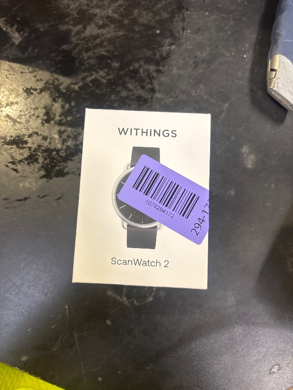 Photo 1 of WITHINGS ScanWatch 2 - Hybrid Smart Watch, Heart Rate Monitoring, Fitness Tracker, Cycle Tracker, Sleep Monitoring, GPS Tracker, 30-Day Battery Life, Android & Apple Compatible, HSA/FSA