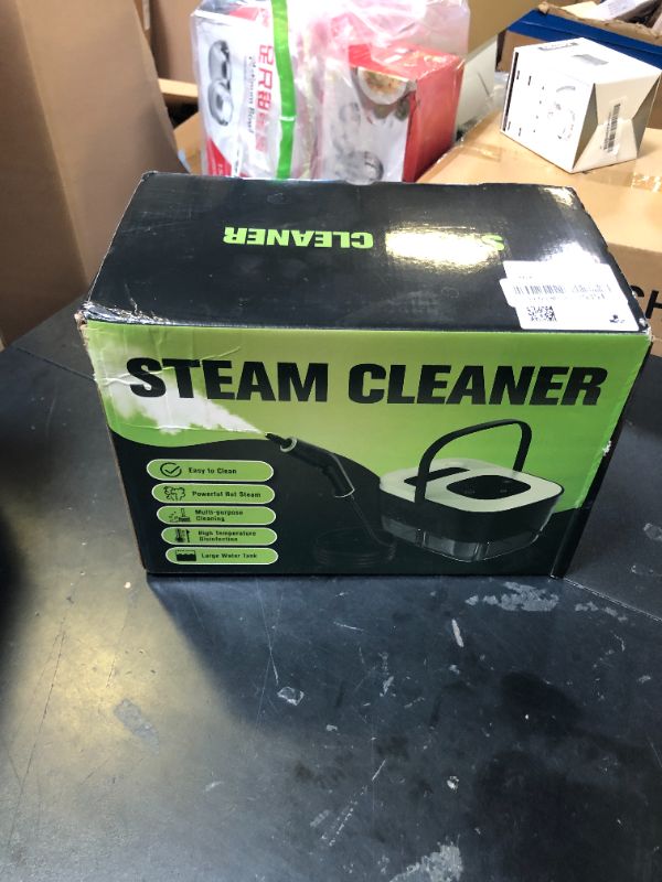 Photo 1 of Steam Cleaner, Portable Steamer for Cleaning with 16pcs Accessories, 6-Level Adjustable and 15s Heat-Up, Handheld Steam Cleaner for Home, Tile, Dirt, Grout, Grease, Car Detailing