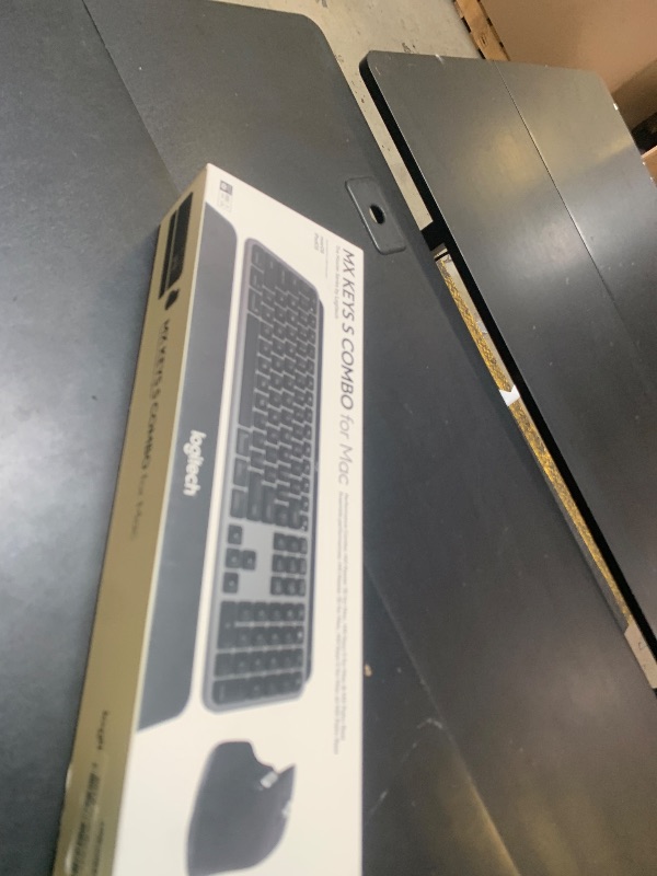 Photo 1 of Logitech MX Keys S Combo Mac Wireless Keyboard and Mouse - Space Grey