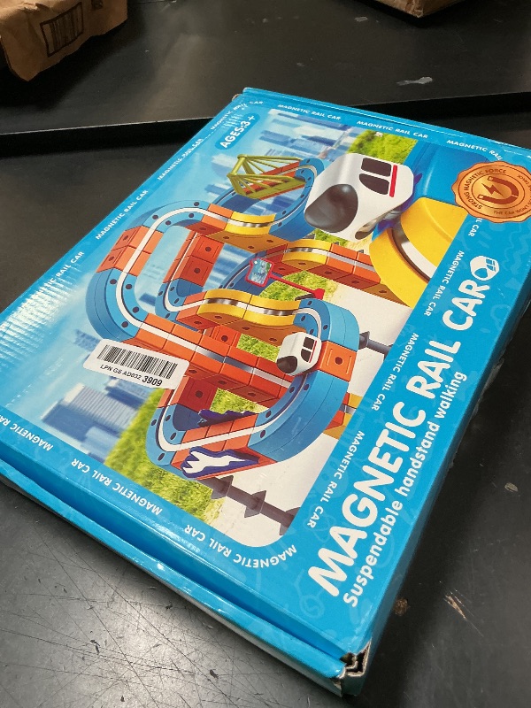 Photo 1 of Electric Train Set for Kids Ages 3-8 - Modular 3D Flexible Race Track Building Toy with Gravity-Defying 360° Movement, STEM Learning Fun Gift(154 pcs Deluxe Set)