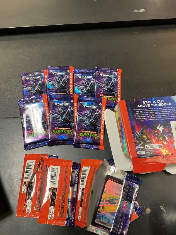 Photo 1 of Magic: The Gathering | Teenage Mutant Ninja Turtles - Collector Booster Box | 12 Packs | Collectible Trading Card Game