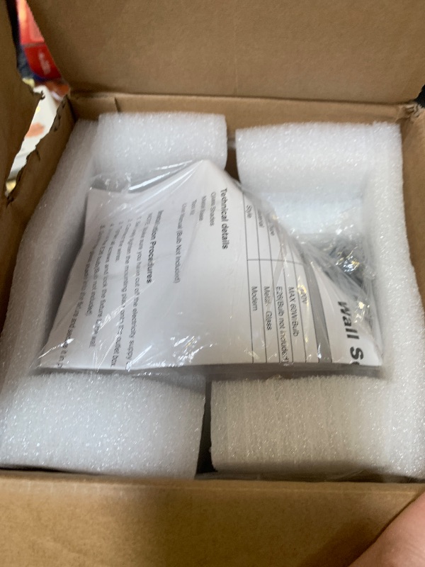 Photo 1 of Meybiok 2 Pack Modern Matte Black Wall Light Fixtures, Mid-Century Globe Glass Wall Sconces Set of Two for Bathroom Mirror, Living Room, Hallway, Entryway (Bulbs Not Included)