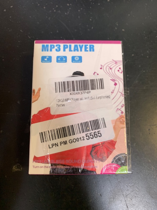 View 2 of 128GB MP3 Player with Bluetooth - Portable Music Player for Kids - with Built-in HD Speaker, Voice Recorder, HiFi Sound, E-Book (Included Earphones)