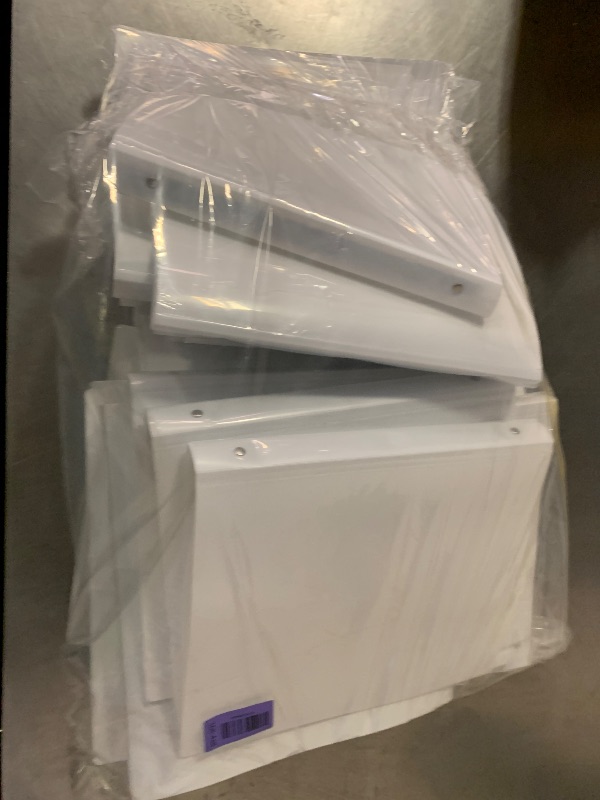Photo 1 of Fulmoon 50 Pcs 3 Ring Binders (1 Inch, White)