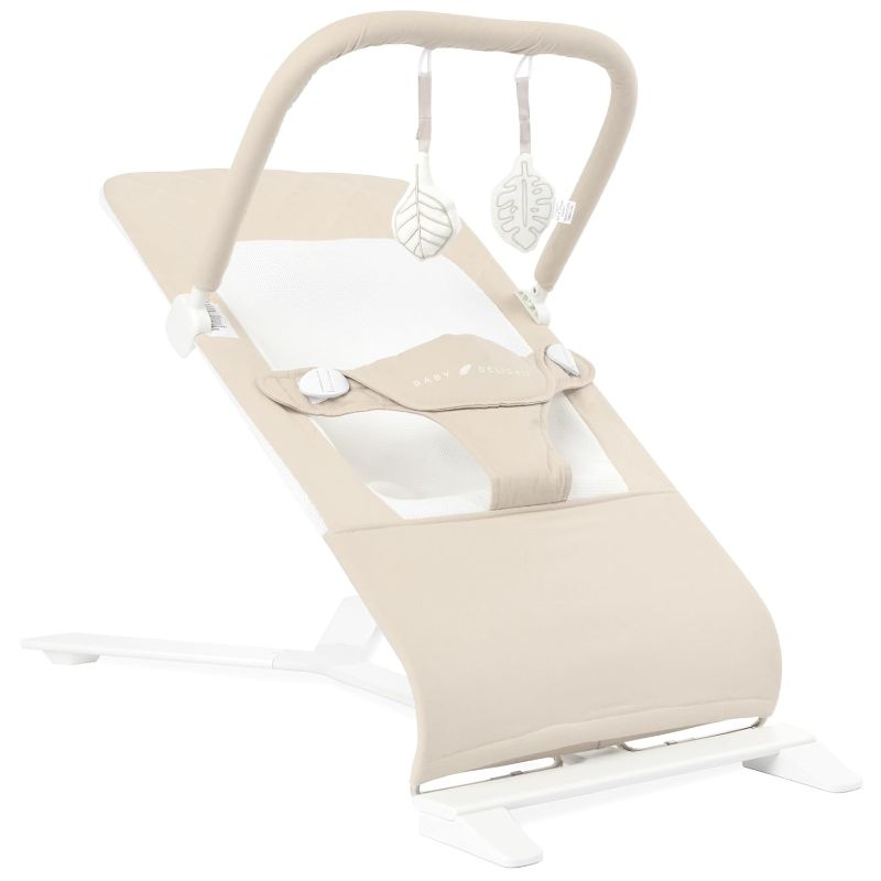 Photo 1 of Baby Delight Alpine Deluxe Portable Bouncer, Infant, 0-6 Months, 100% GOTS Certified Cotton Fabrics, Organic Oat