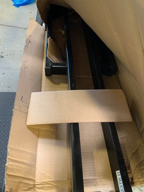 Photo 1 of RealTruck BACKRACK Side Rails to use w/ 21" Toolbox | Black, No Drill | 80523TB | Fits 2015-2025 Ford F-150 8' Bed