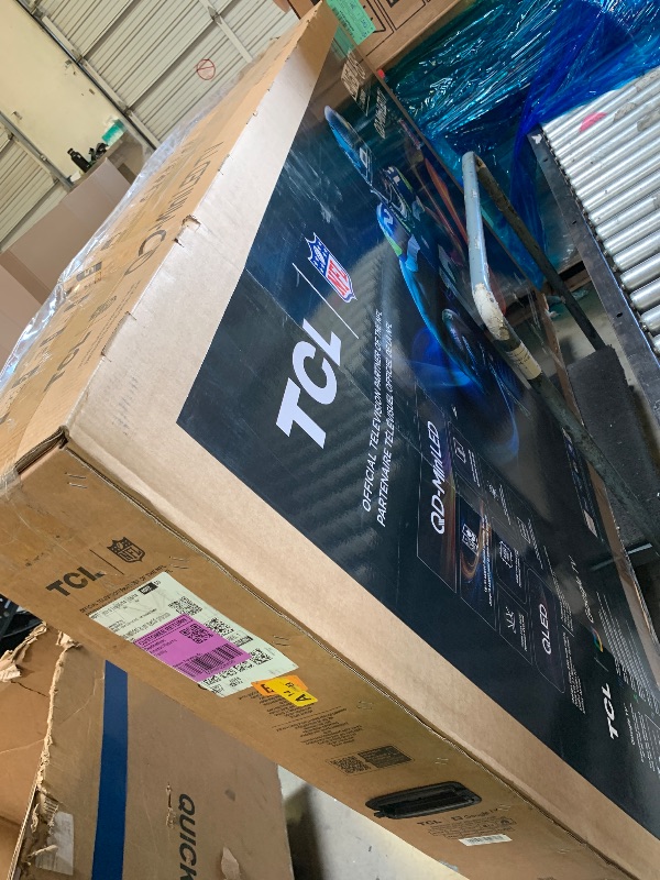 Photo 1 of TCL 85 Inch Class QM6K Series | Mini LED QLED 4K HDR | 85QM6K, 2025 Model | 120HZ-144HZ High Brightness Smart Google TV Dolby Atmos Onkyo Audio | Voice Remote Alexa Gaming Streaming Television (factory sealed)