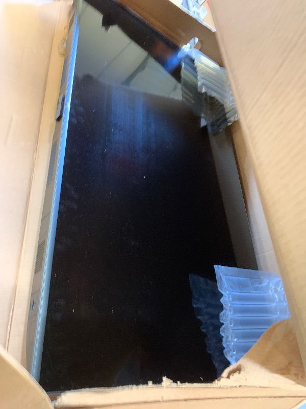 Photo 1 of NON-FUNCTIONAL, PARTS ONLY---------------------------------------major damage-----------------broken panel ------------------------------Amazon Fire TV 65" Omni Series, 4K UHD smart TV with Dolby Vision, hands-free with Alexa (no remote or cables)