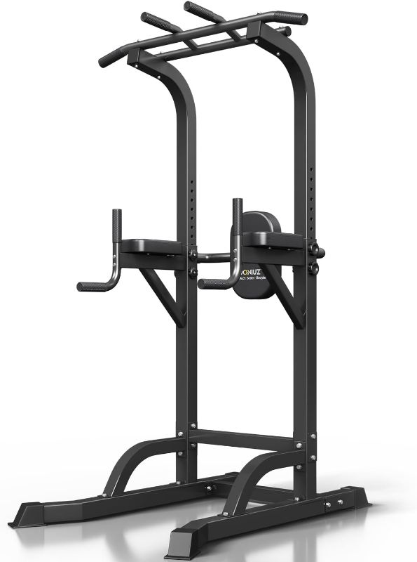 Photo 1 of Power Tower Pull Up Bar and Dip Station, Multi-Function Home Gym, Strength Training Fitness Equipment, Height Adjustable