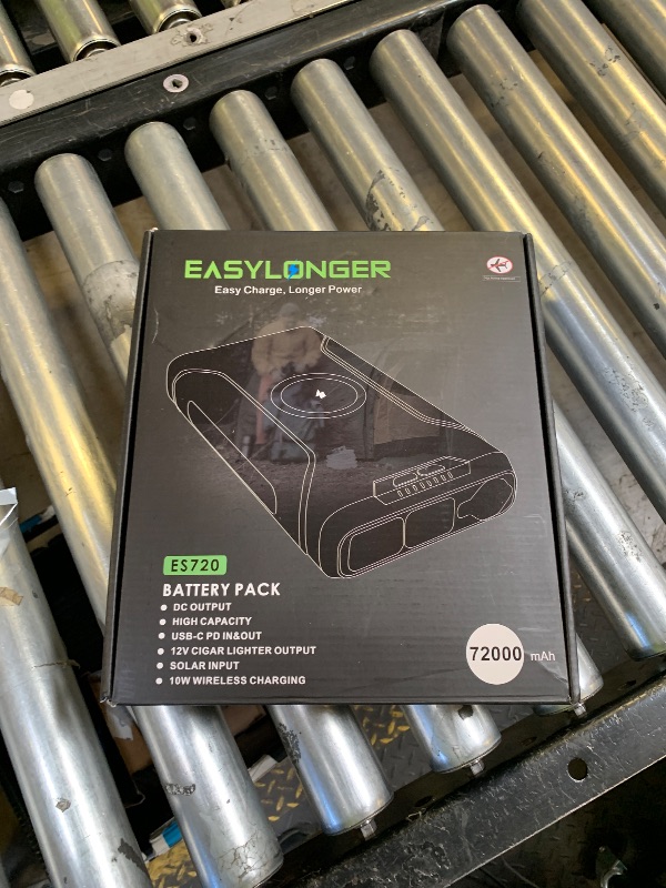 Photo 1 of EASYLONGER CPAP Battery Backup Power Supply ES720, 266.4Wh(Exceeds Airline Limit) for AirSense 11, AirSense 10, AirCurve 10, AirMini, Philips Dreamstation/ 2, Emergency Battery for Outdoor Camping