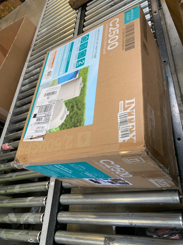 Photo 1 of INTEX C2500 Krystal Clear Cartridge Filter Pump for Above Ground Pools: 2500 GPH Pump Flow Rate – Improved Circulation and Filtration – Easy Installation – Improved Water Clarity – Easy-to-Clean
