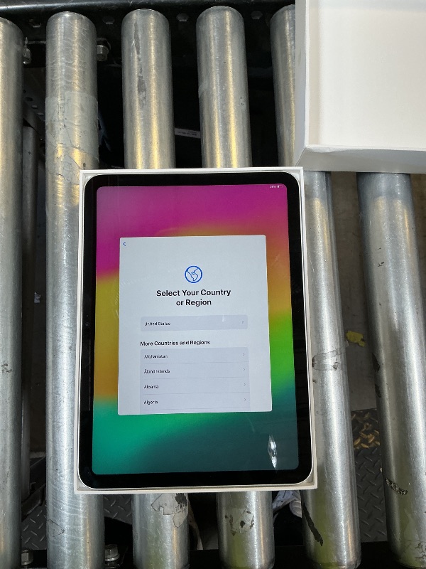 Photo 1 of Apple iPad (10th Generation): with A14 Bionic chip, 10.9-inch Liquid Retina Display, 64GB, Wi-Fi 6, 12MP front/12MP Back Camera, Touch ID, All-Day Battery Life – Silver
