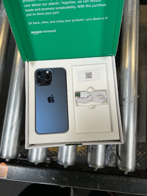 Photo 1 of Apple iPhone (Renewed Premium) 15 Pro Max, 256GB, Blue Titanium - Unlocked