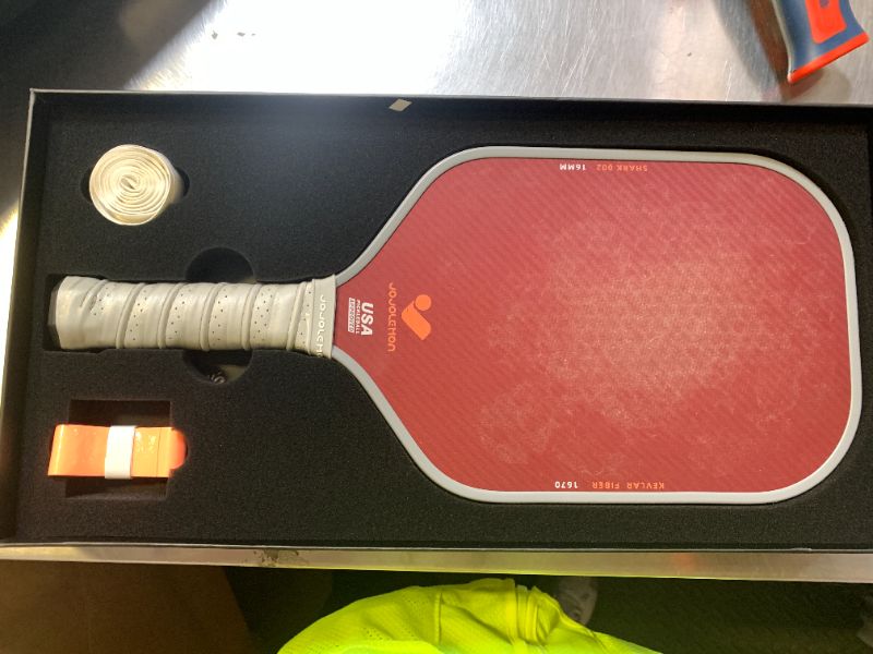 Photo 1 of JOJOLEMON Pickleball Paddles, Hybrid Carbon Fiber & Kevlar Rackets with 16mm Polymer Honeycomb Core, Designed for Ultimate Spin & Precise Control - USAPA Approved