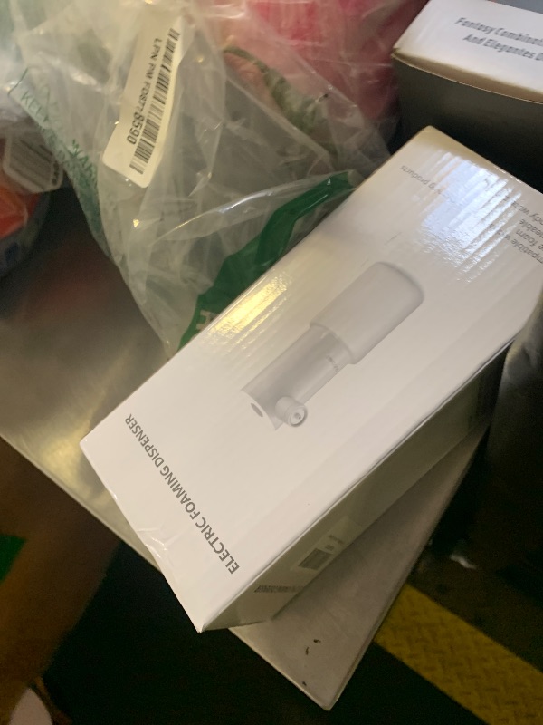 Photo 1 of Foaming Soap Dispenser,Electric and Rechargeable,Refillable Foam Hand Dispenser for Kitchen Sink & Bathroom Countertop,Dish foamer Soap Dispenser,Pet Bathing Foamer Sprayer